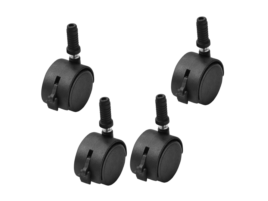 Rodízios De Reposição Para Cadeiras E Móveis, Conjunto De 4 Peças, 2 Polegadas, Em Pu