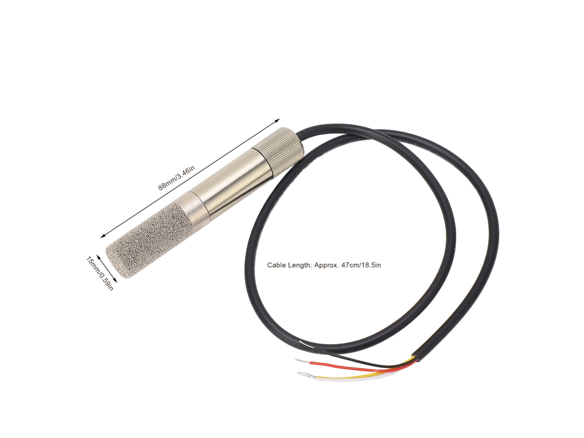 Laxiscreed Transmissor De Temperatura E Humidade Com Saída Rs485 Para Sistemas Hvac