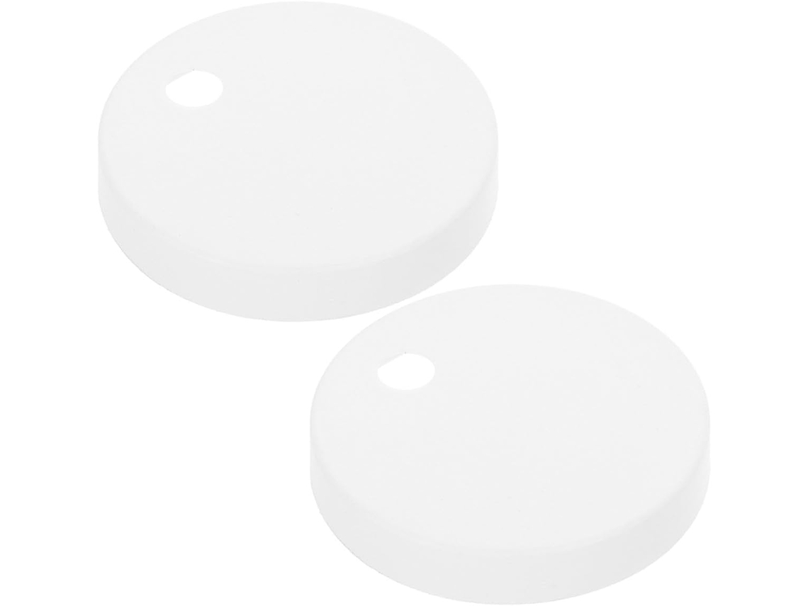 Tampas Redondas De Plástico Fusos Assento Sanitário, 60mm, Em Pvc, Decorativas, Proteção Contra Poeira