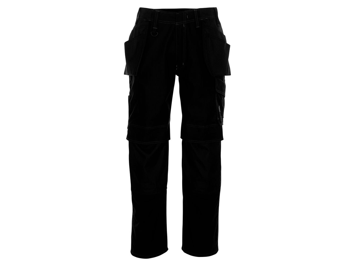 Calças Grandes Com Bolsos Pendurados Industry 10131 Preto 58 / 32 MASCOT