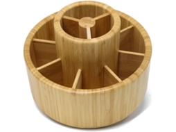 1 Porta, Canetas de Bambu com 7 Compartimentos para Mais de 350 Canetas BRILVIBERA