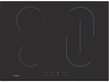 Placa de Vitrocerâmica CANDY CH 74 BVT 70CM (Elétrica - 70 cm - Preto) — Eléctrica de Vitrocerâmica | Largura: 70 cm
