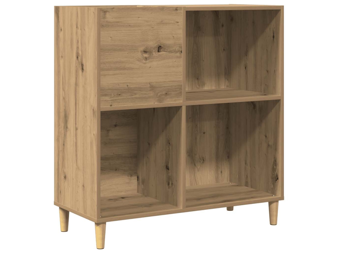 Record Cabinet, Record Cabinets Vidaxl Marrom Madeira Processada (n/a)