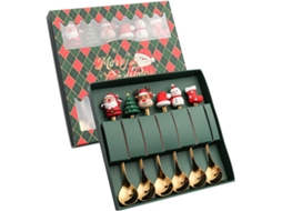 Utensílios de mesa natalinos, decorações de Natal, enfeites de Natal, conjunto de 6 jogos americanos de Natal - presente - mesa