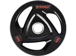 Olympic Size 10kg Rubberised Plate Hms Tox10