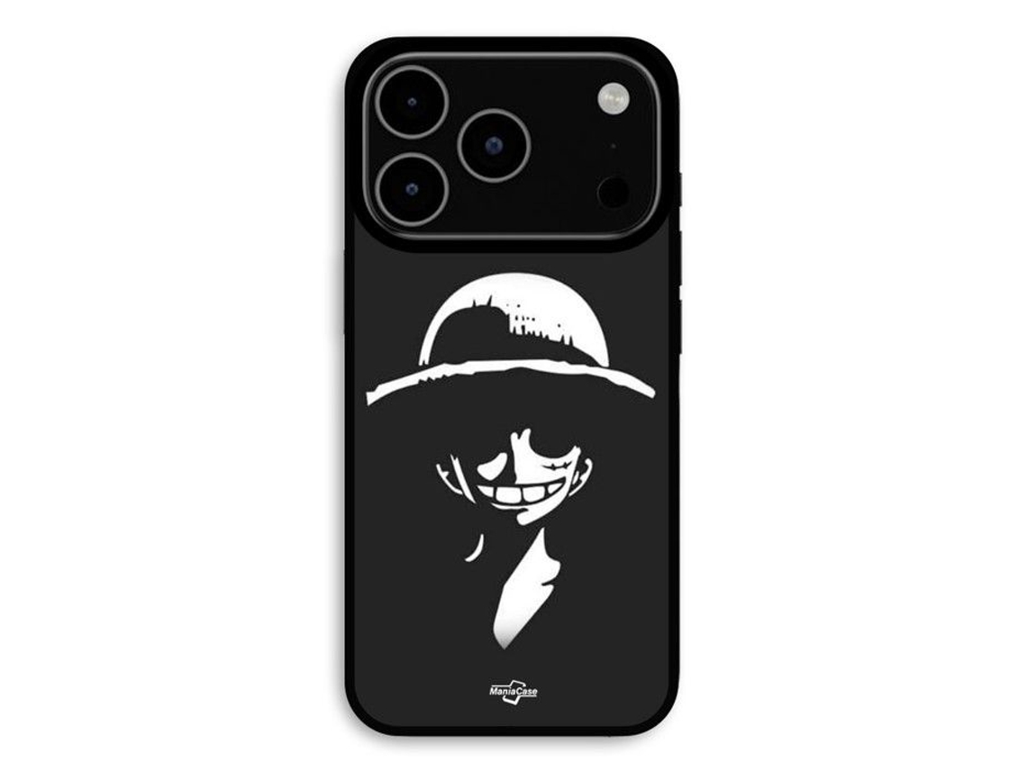 Capa Para Iphone 17 Pro Max Monkey D. Luffy Preta E Branca Maniacase
