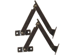Dobradiças De Suporte Tripé Healifty Estilo Antigo, Fáceis De Instalar, Conjunto De 2 Peças, Dobradiças De Canto Madeira