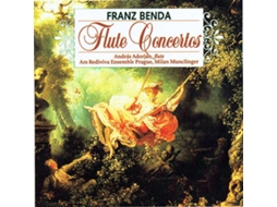 CD Franz Benda, András Adorján, Ars Rediviva Ensemble Prague, Milan Munclinger - Flute Concertos (1CDs)