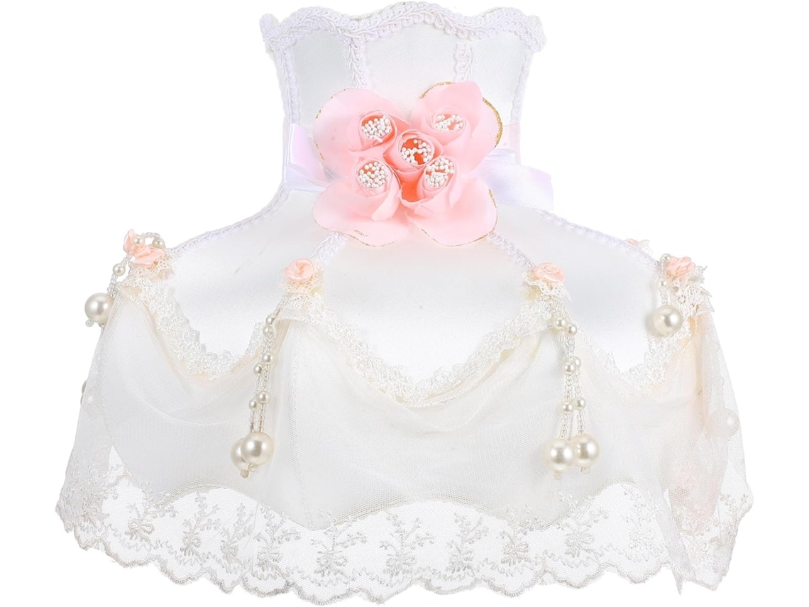 Abajur Romântico Em Renda, Estilo Princesa Francesa, Com Pérolas E