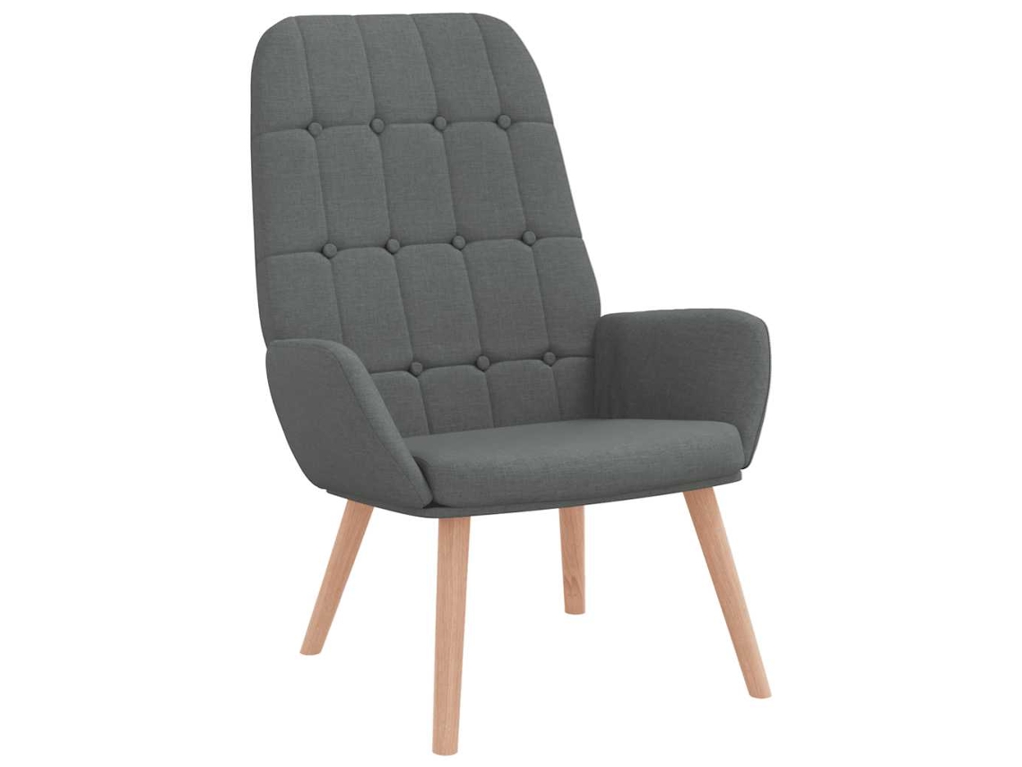 Cadeira Relaxante Vidaxl Cinzeto Tecido