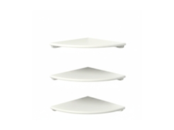 Estante De Canto Relaxdays, Vários Tam., Nogueira, Sala De Estar, Decoração, Máx. 5 Kg, Suspensa, Várias Cores