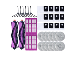Conjunto De 38 Peças De Reposição Para Aspirador De Pó J15 Pro Ultra: Escova Lateral Principal, Filtro Hepa, Pano De Limpeza E Saco Para Pó._ozo
