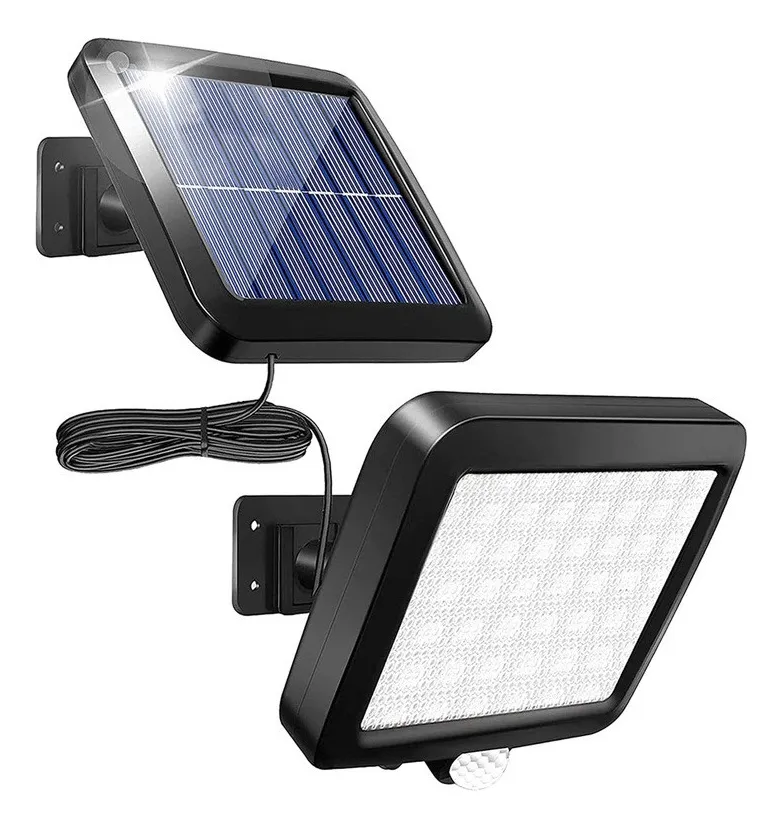 Nova Luminária De Parede Led Solar Com Cabo De 5 Mvayotoy