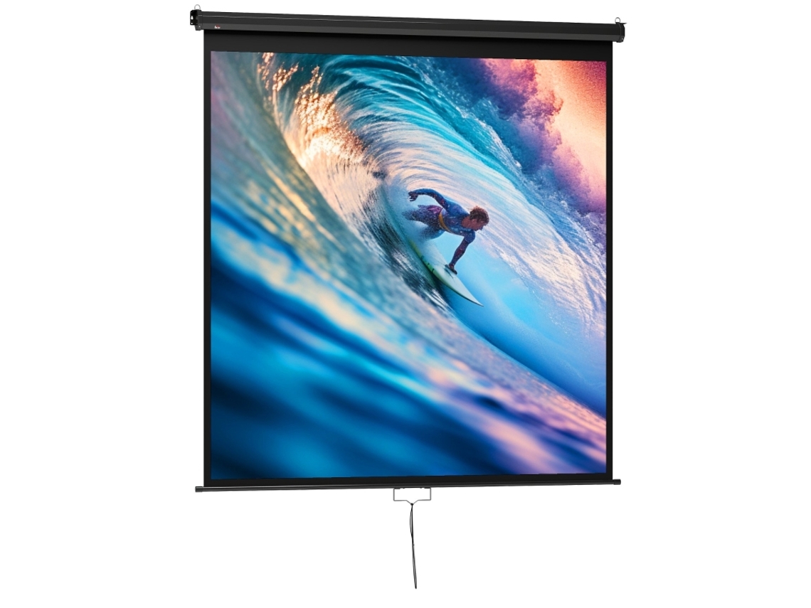 Resistente, Tela De Projeção 178 X 178 Cm (99 Polegadas) 1:1 Hd 4k Para Cinema Em Casa E Apresentações No Escritório