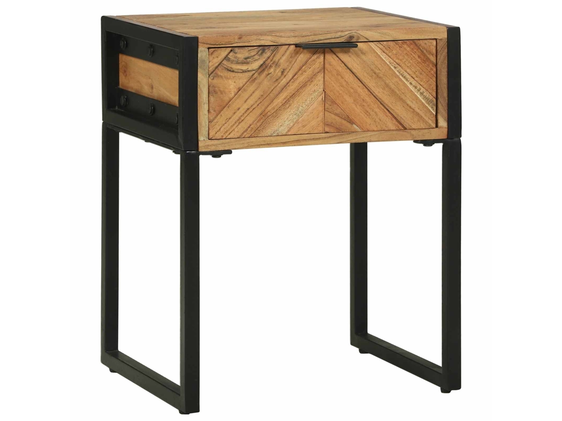 Vidaxl Mesa-de-cabeceira Castanho 40 X 35 X 50 Cm
