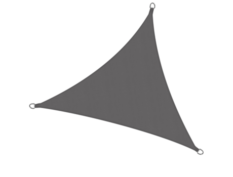 Toldo Solvision Ps9 300X300X300Cm Triangular Antracite Pe SOL ROYAL
