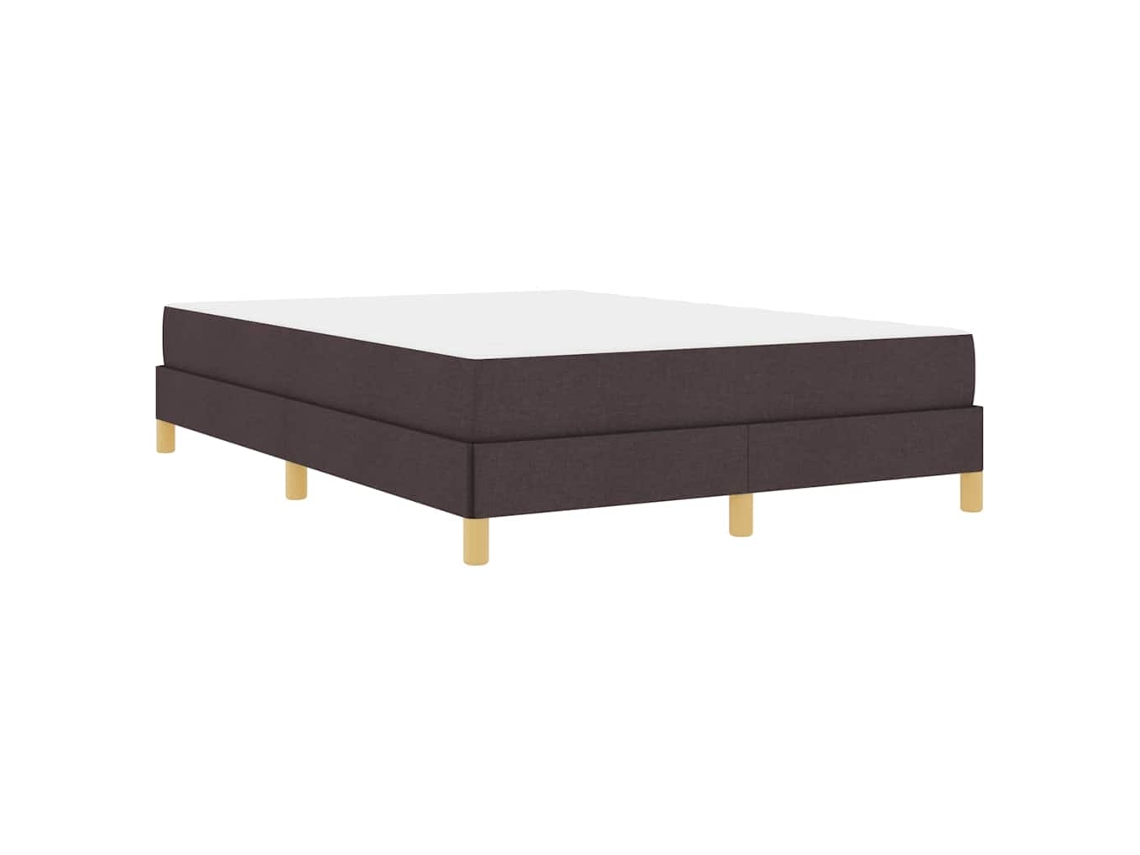 Conjunto 1 Cama Box Vidaxl Castanho Tecido (140 X 200 Cm)