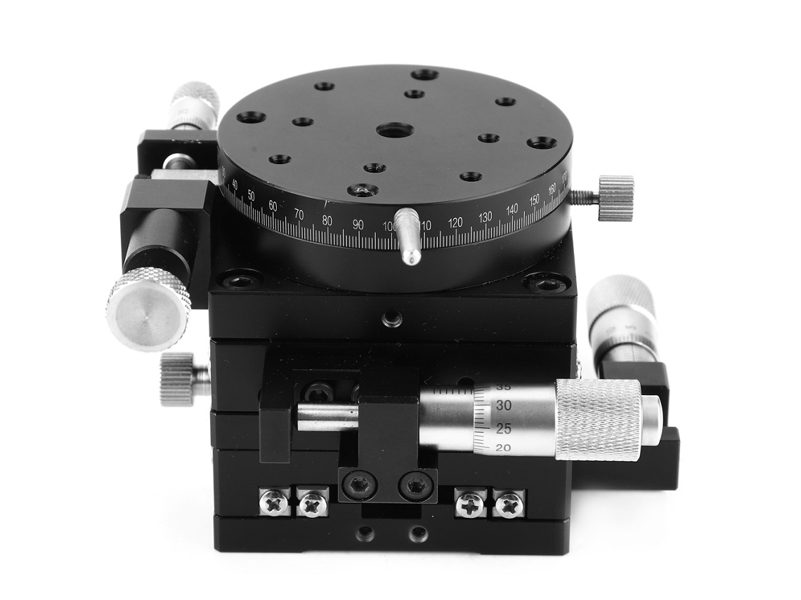 Plataforma De Ajuste Manual 3-eixos Xyr 60mm