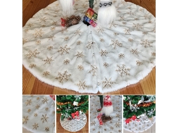 Decorações de Natal Saia para Árvore de Natal 78Cm