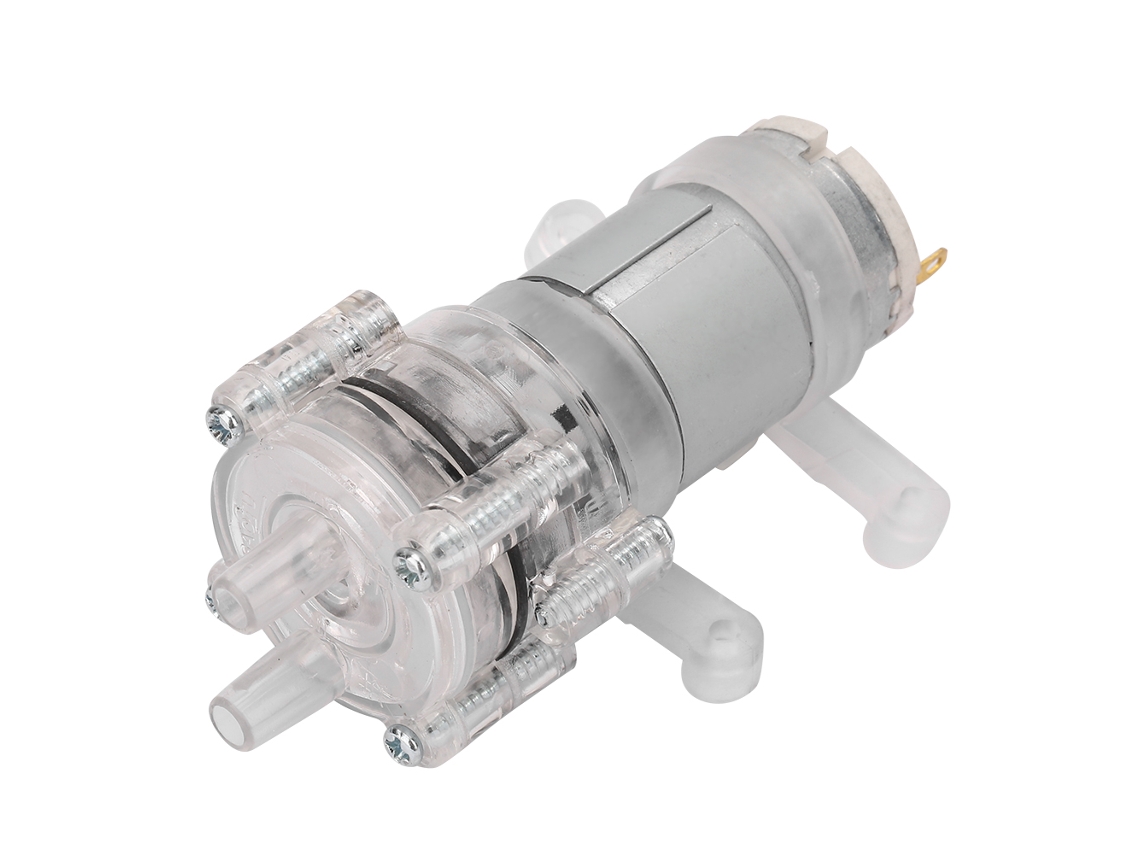 Bomba De Água De Diafragma Mini Transparente Resistente A Altas Temperaturas Dc12v Para Aquário
