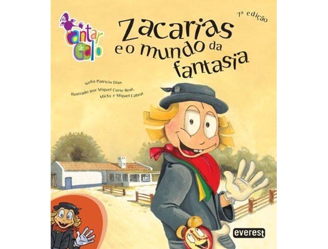Livro Zacarías E O Mundo Da Fantasía de Miguel Corte Real (Português)