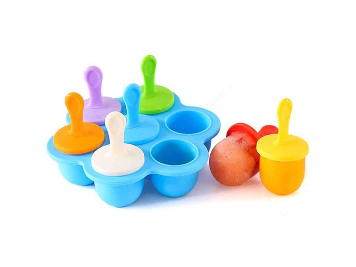 Molde para Sorvete de Picolé Silicone Moldes Diy Reutilizáveis Moulle Magnum Ideal Crianças e Adultos UISAVE