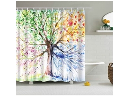 Cortina de Banho Nova Line À Prova d'Água 180x180cm S/MARCA