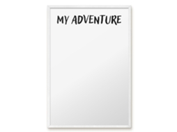 Magnetic Glass Board My Adventure For The Hall Espelharte (40x60 Cm)