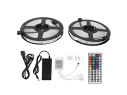 Tira de Luz Led RGB 5050smd 10m 600led Flexível com controle remoto 12v