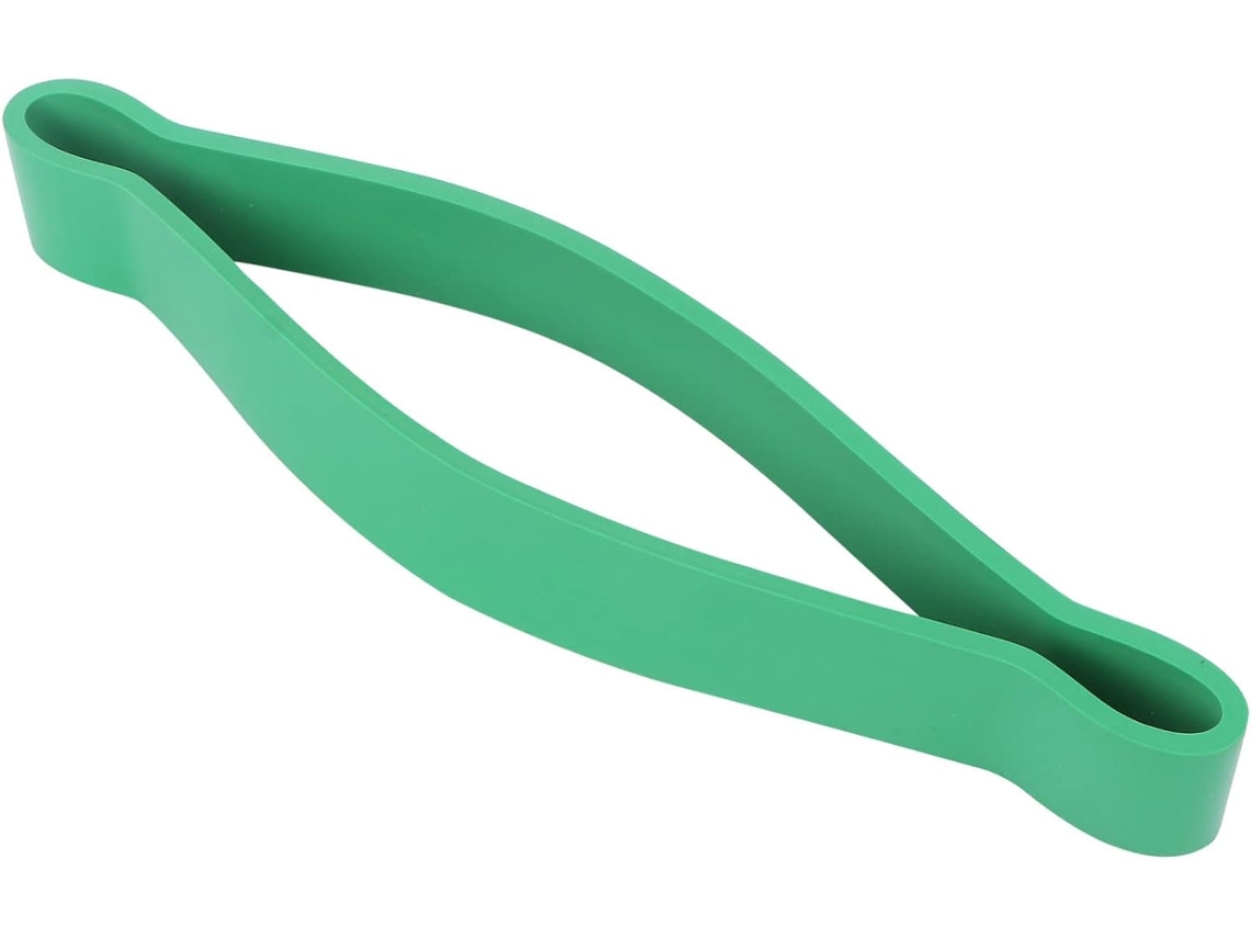 Faixa Elástica De Látex Para Resistência, Ideal Pilates E Fisioterapia, 61x2, 9x0, 45cm, Na Cor Verde