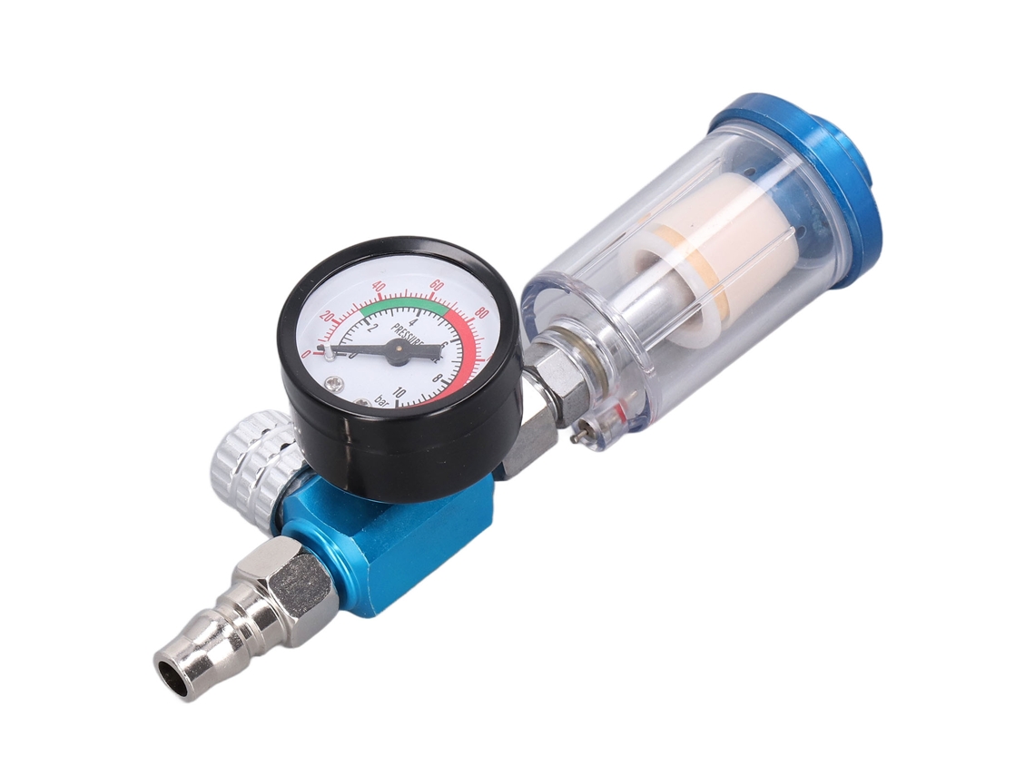 Spray Gun Laxiscreed Com Regulador De Ar Para Ajuste De Pressão E Ferramentas Pneumáticas