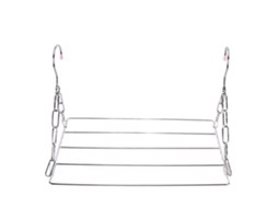 Rack de Secagem de Roupa de Aço Inoxidável Multifuncional 40cm para Roupas Toalhas Meias Prata