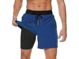 BERMUDA de Banho Fasst para Homem, com Forro de Compressão, Secagem Rápida | S/MARCA