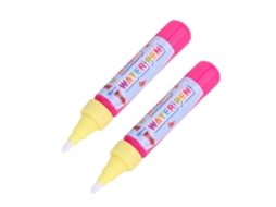 Ats 2 Unidade/conjunto Penas de Colorir com Água para Bebê Lápis de Desenho para Crianças Alfombra Mágica de Pintura Presente para Crianças (rosa)
