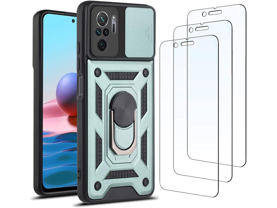 Capa Com Anel Giratório Vidro Temperado Para Iphone Xr Elysve