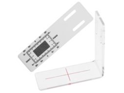 Lurelia Régua Multifuncional Portátil Compacta Plástico Branco Para Escritório E Desenho Profissional
