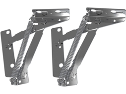 2 Peças De Dobradiça Mola Para Suporte Tampa Porta Armário 80 Graus, Dobradiça Triangular Resistente Para Móveis De