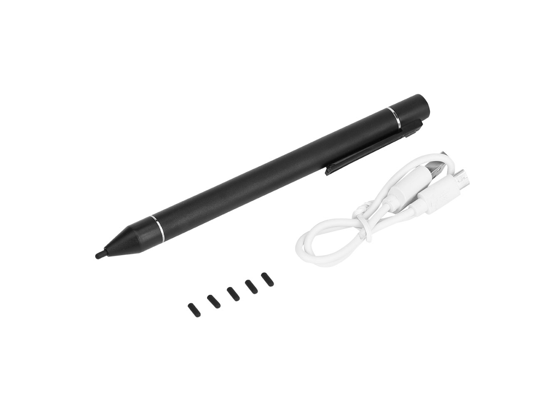 Caneta Estilográfica Capacitiva (desenho E Escrita) Ym Active Capacitive Stylus (preto)