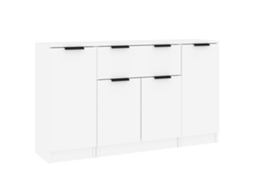 Sideboard, Sideboards Vidaxl Branco Madeira Processada (n/a)