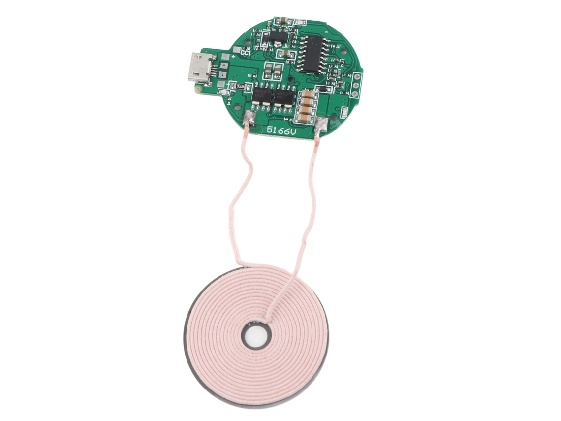 Módulo Transmissor Carregador Sem Fio Mini Qi LAXISCREED