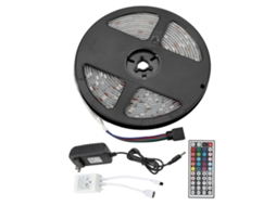 Rebe-tira Led De 5m 150led Impermeável Rgb Colorida Para Lar E Bar