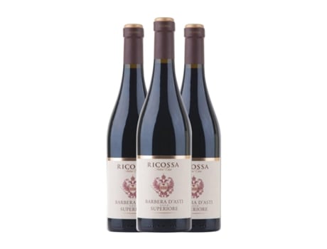 Vinho CANTINE DI RICOSSA Superiore Barbera Barbera d'Asti (0.75 L - 3 Unidades)