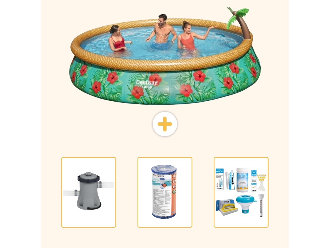 Bestway Piscina Bestway Fast Set Redonda - 457x84 Cm - 4-peças S22287