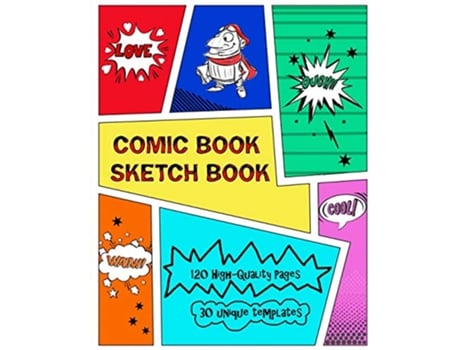Livro Comic Book Sketch Book Create Your Own Phenomenal Comic Strips Comic Book Maker de Kaye Nutman (Inglês)