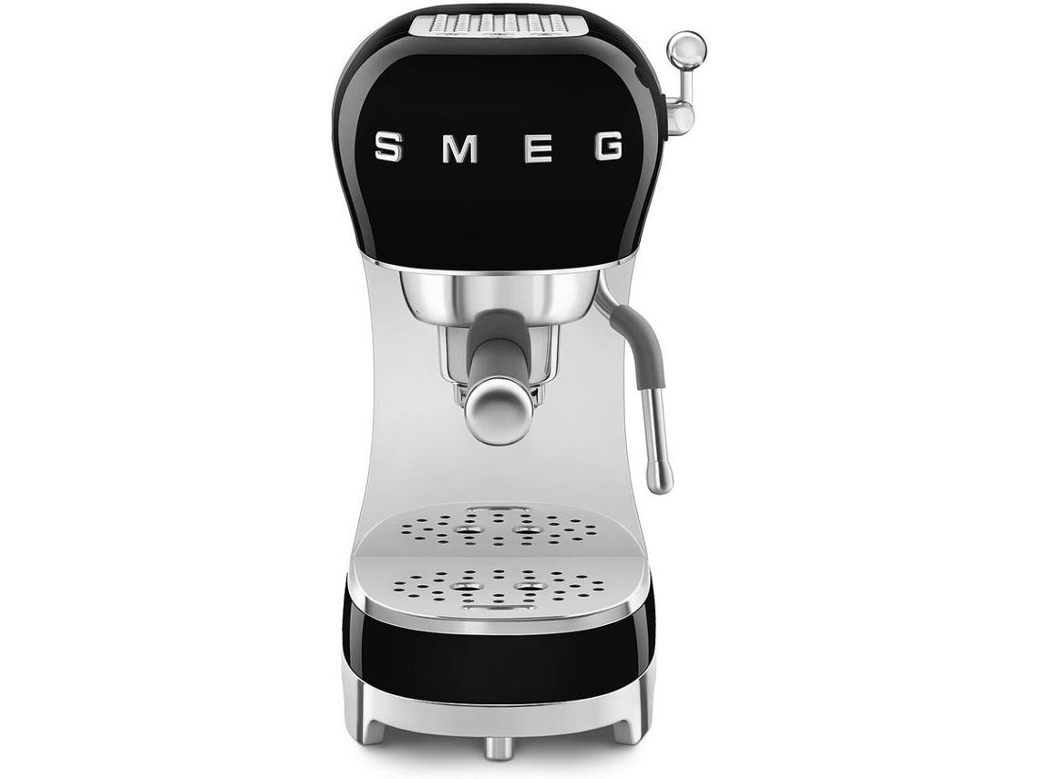 Máquina de Café Manual SMEG ECF02BLEU (15 BAR - PRETO - Café moído e pastilhas)