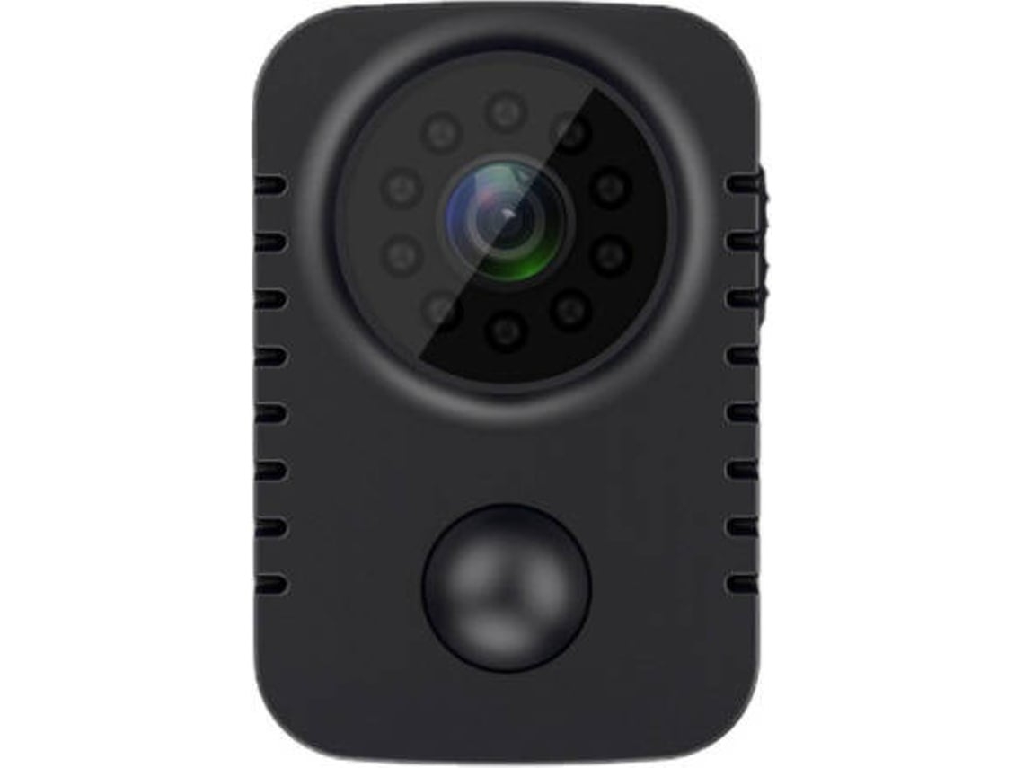 Mini Câmera Espiã Full Hd 1080P com Detector de Movimento Pir e Visão Noturnapreto YIZHOOD