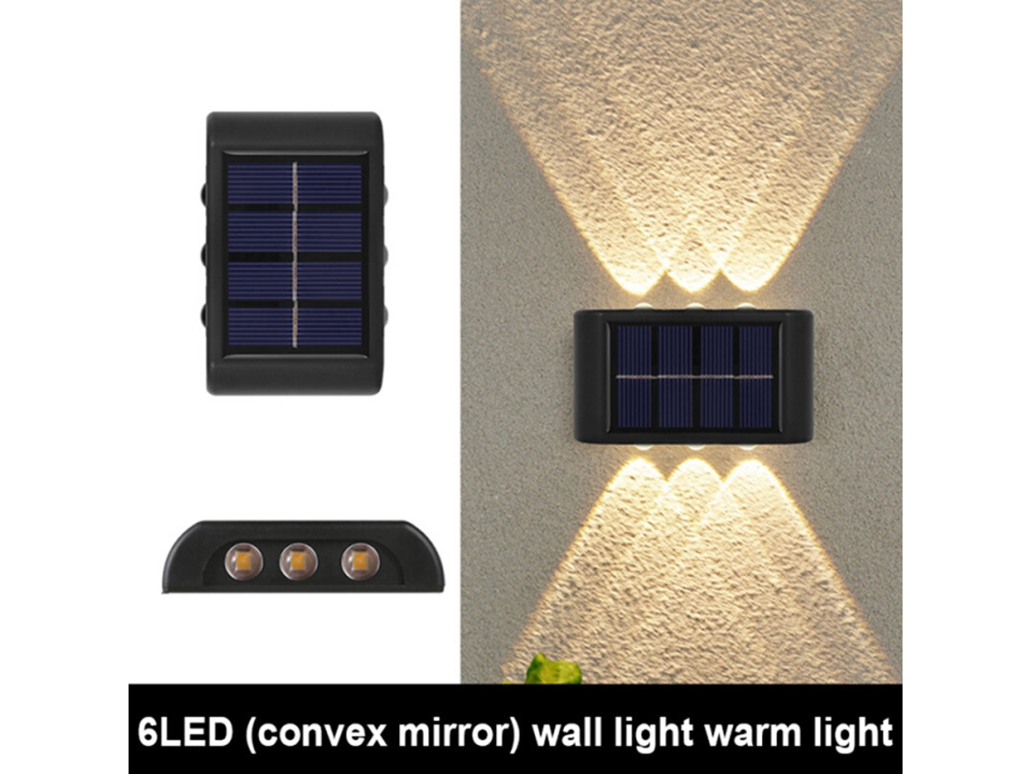 Luz De Parede Solar Led Para Portão E Cerca, Jardim Ao Ar Livre, Luz De Jardim SUNNY SPACES