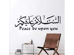 Adesivos de parede em vinil, decoração de parede faça você mesmo, adesivos com frases inspiradoras sobre paz, para sala de estar e quarto, 57 cm x 82 cm