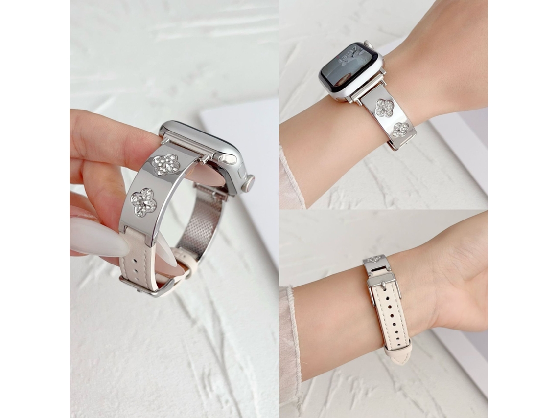 Pulseira De Couro Real Para Smartwatch