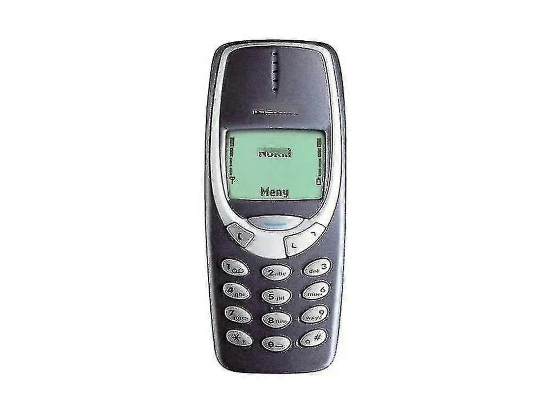 3310 Celular com teclas de barra e caracteres não inteligentes e alto-falantes, compatível com idosos
